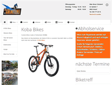 Tablet Screenshot of bike-shop.ch